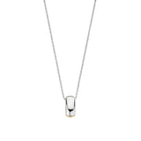 Die Ti Sento Milano Halskette - The Special Pendant ist eine elegante Silberkette mit schlichtem, ovalem Anhänger im typischen Stil der Marke Ti Sento Milano.