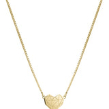 Das LIEBESKIND BERLIN Set - Broken Heart von Liebeskind Berlin zeigt einen eleganten, geometrischen Herzanhänger an einer schlichten Kette, der auf weißem Hintergrund wunderschön zur Geltung kommt.