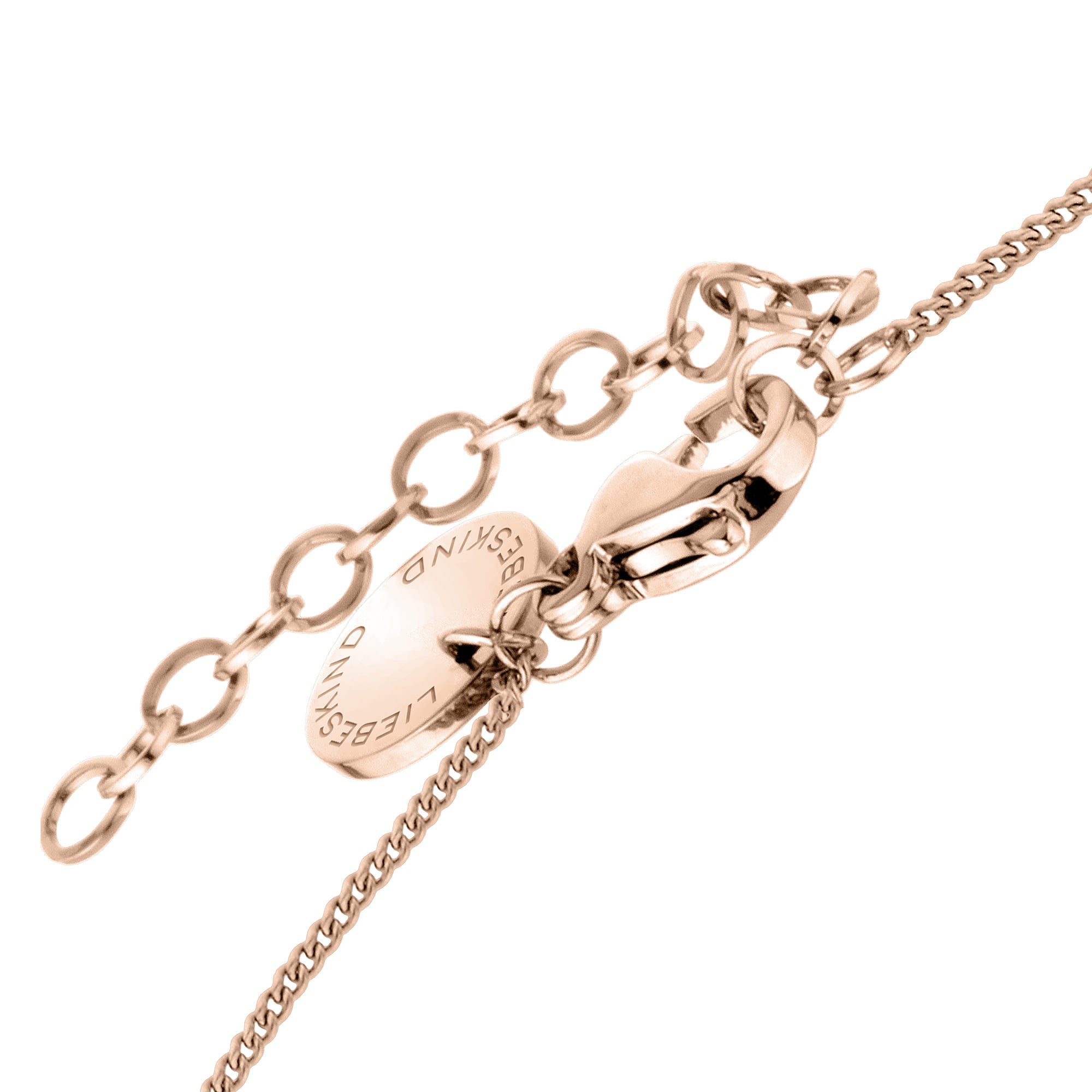 Liebeskind Berlin Armband bestehend aus einer roségoldenen Gliederkette und Quarzbeads; Zusatzbild