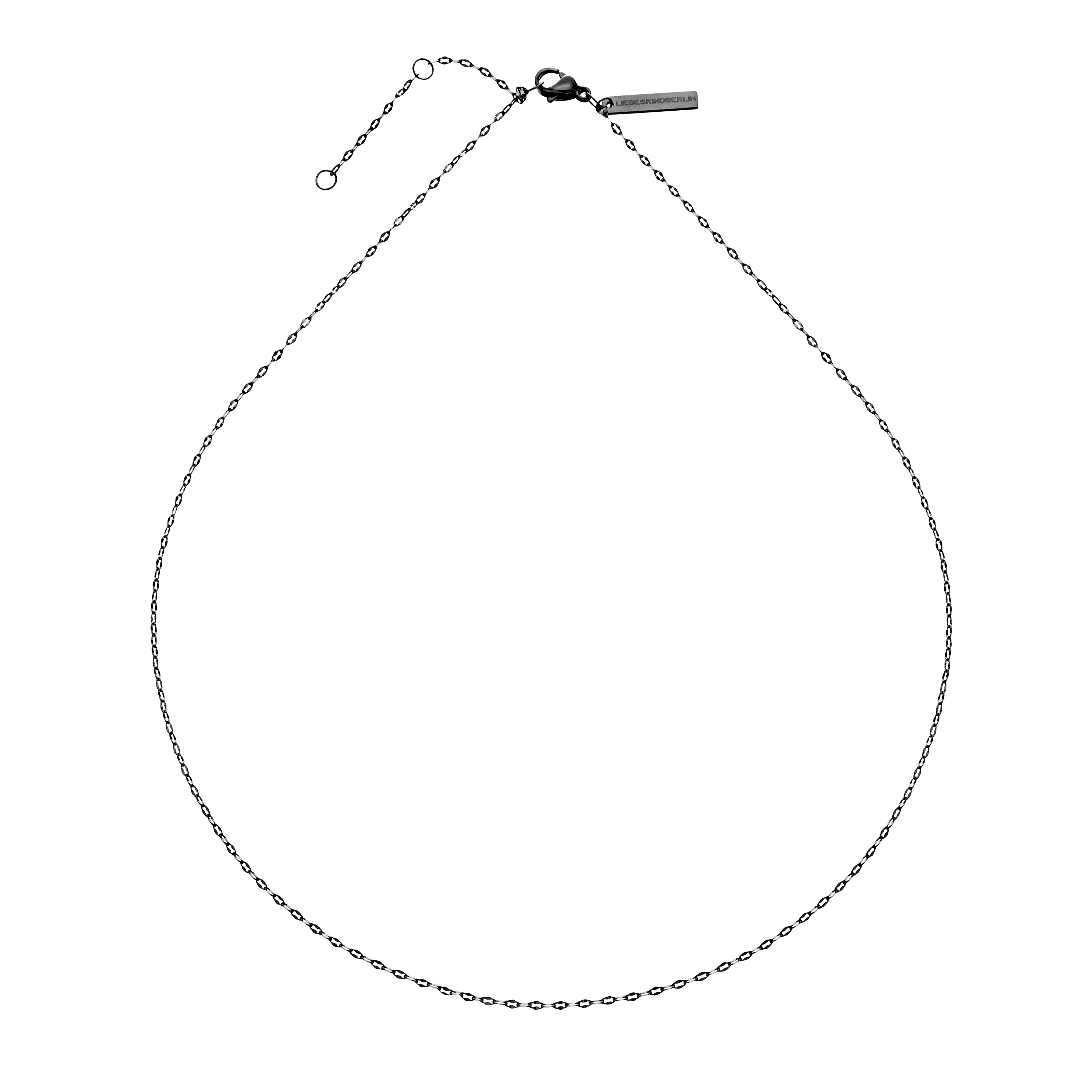 Liebeskind Berlin Halskette - Glitter Chain in der Farbe schwarz Produktbild
