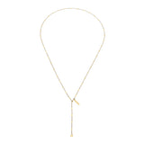 Liebeskind Berlin Halskette; individuell anpassbare Y-Kette in der Farbe gold Produktbild