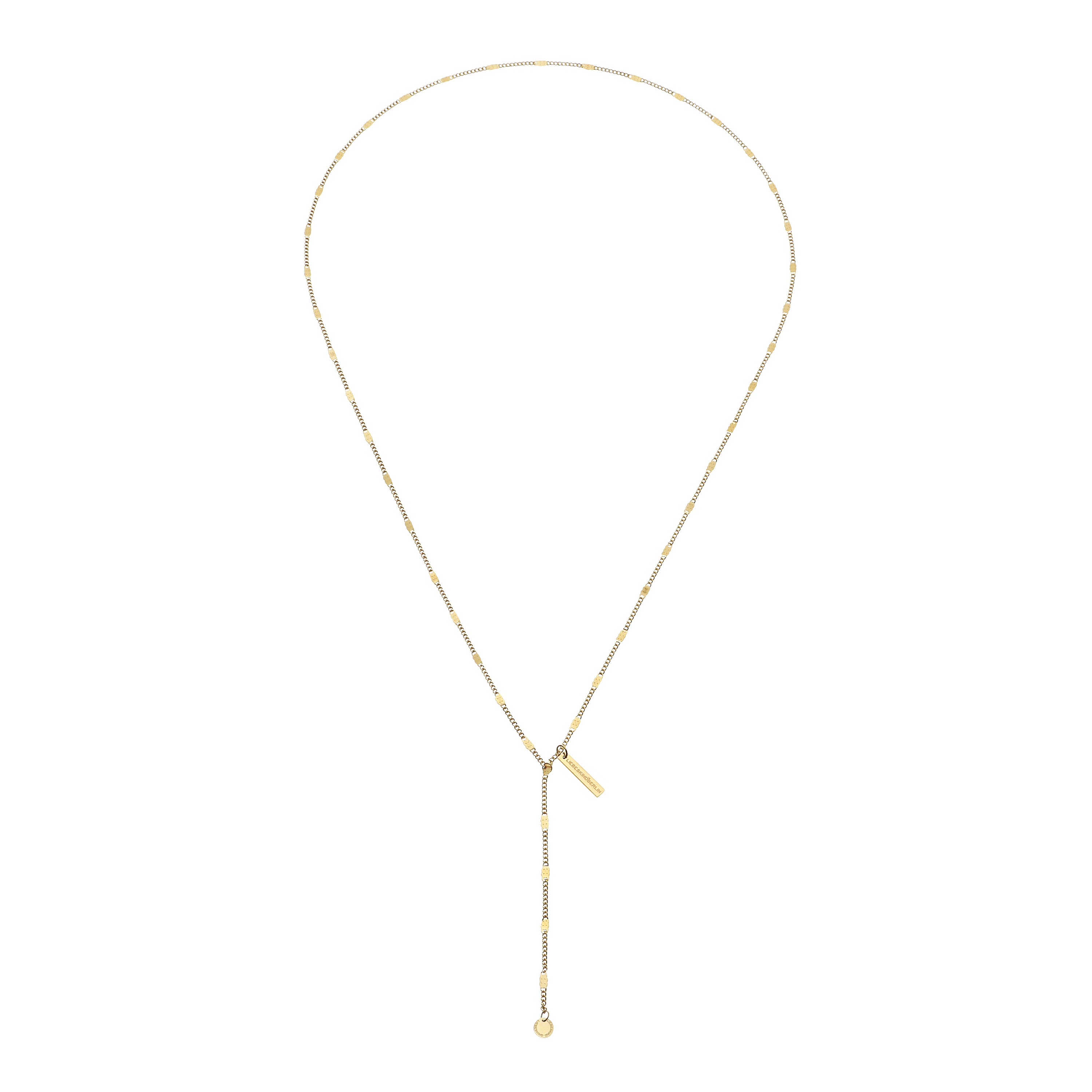 Liebeskind Berlin Halskette; individuell anpassbare Y-Kette in der Farbe gold Produktbild