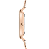 Liebeskind Berlin Armbanduhr - Keep Loving mit austauschbarem Edelstahlarmband; in der Farbe roségold Seitenansicht
