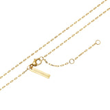 Liebeskind Berlin Halskette - Glitter Chain in der Farbe gold Produktbild Nahaufnahme