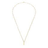 Die LIEBESKIND BERLIN Halskette - Glitter Chain von Liebeskind Berlin ist eine zarte goldene Halskette mit einer langen Kette und einem schlichten rechteckigen Anhänger in eleganter Y-Form.