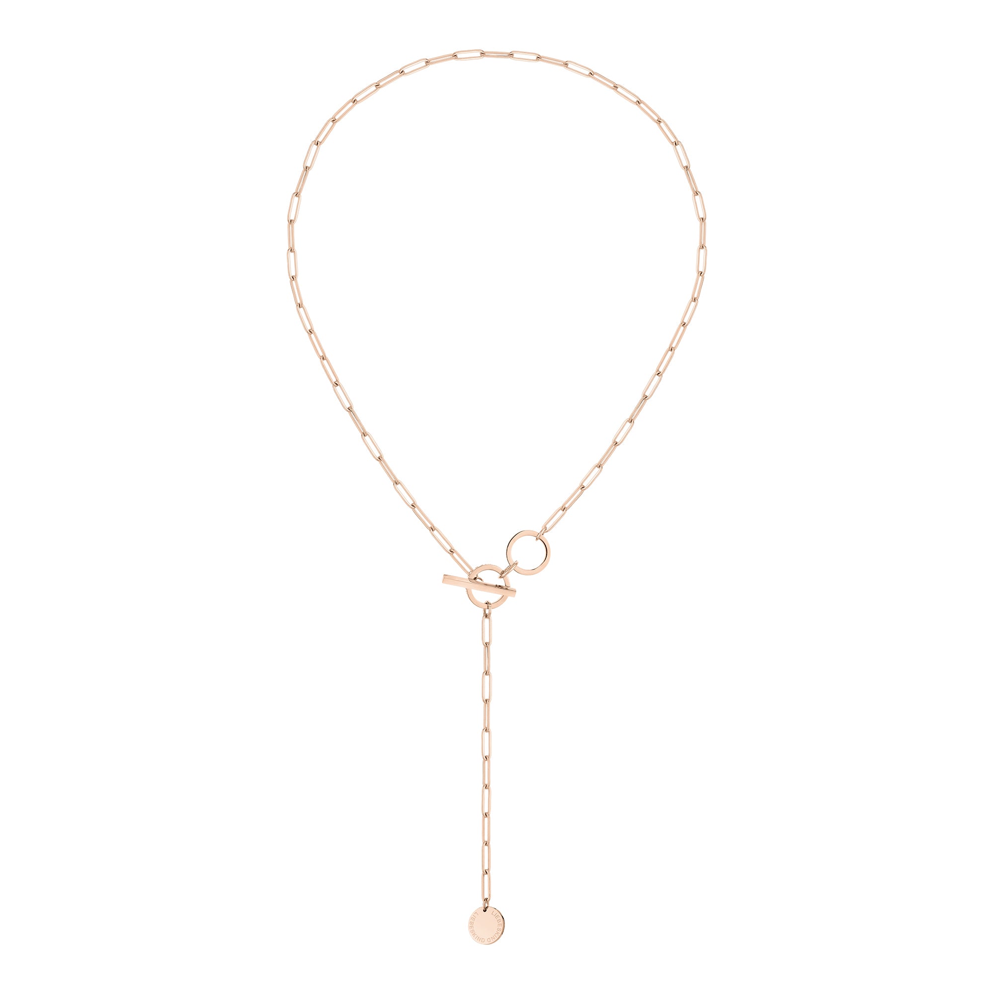 Liebeskind Berlin Halskette - The Pearl; individuell verstellbar in der Farbe roségold Produktbild