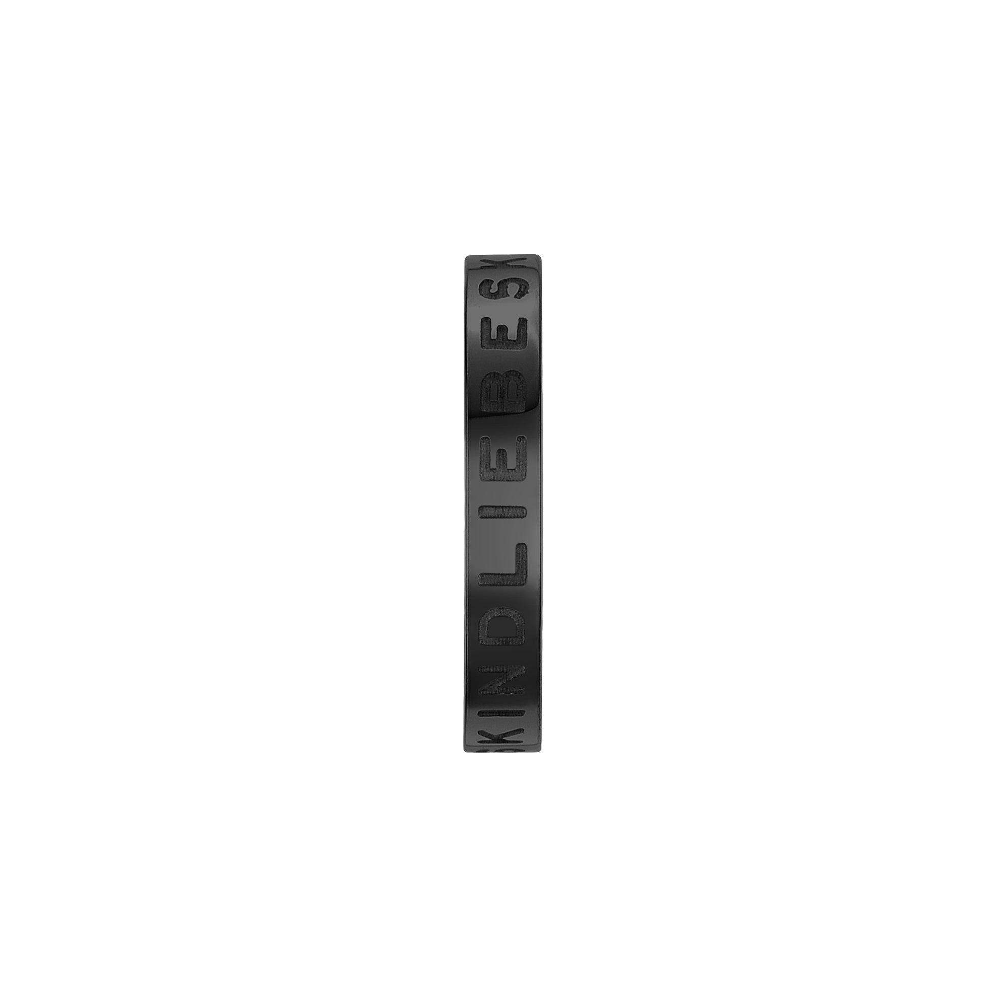 Liebeskind Berlin Ear Cuff - Basic; Creole in der Farbe schwarz Frontansicht