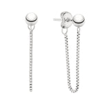 Liebeskind Berlin Ohrhänger - Basic mit Kugelstecker und Kette in der Farbe silber Zusatzbild