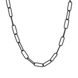 Liebeskind Berlin Halskette; verstellbare Y-Gliederkette mit T-Bar Verschluss in der Farbe schwarz; Länge 40cm Zusatzbild