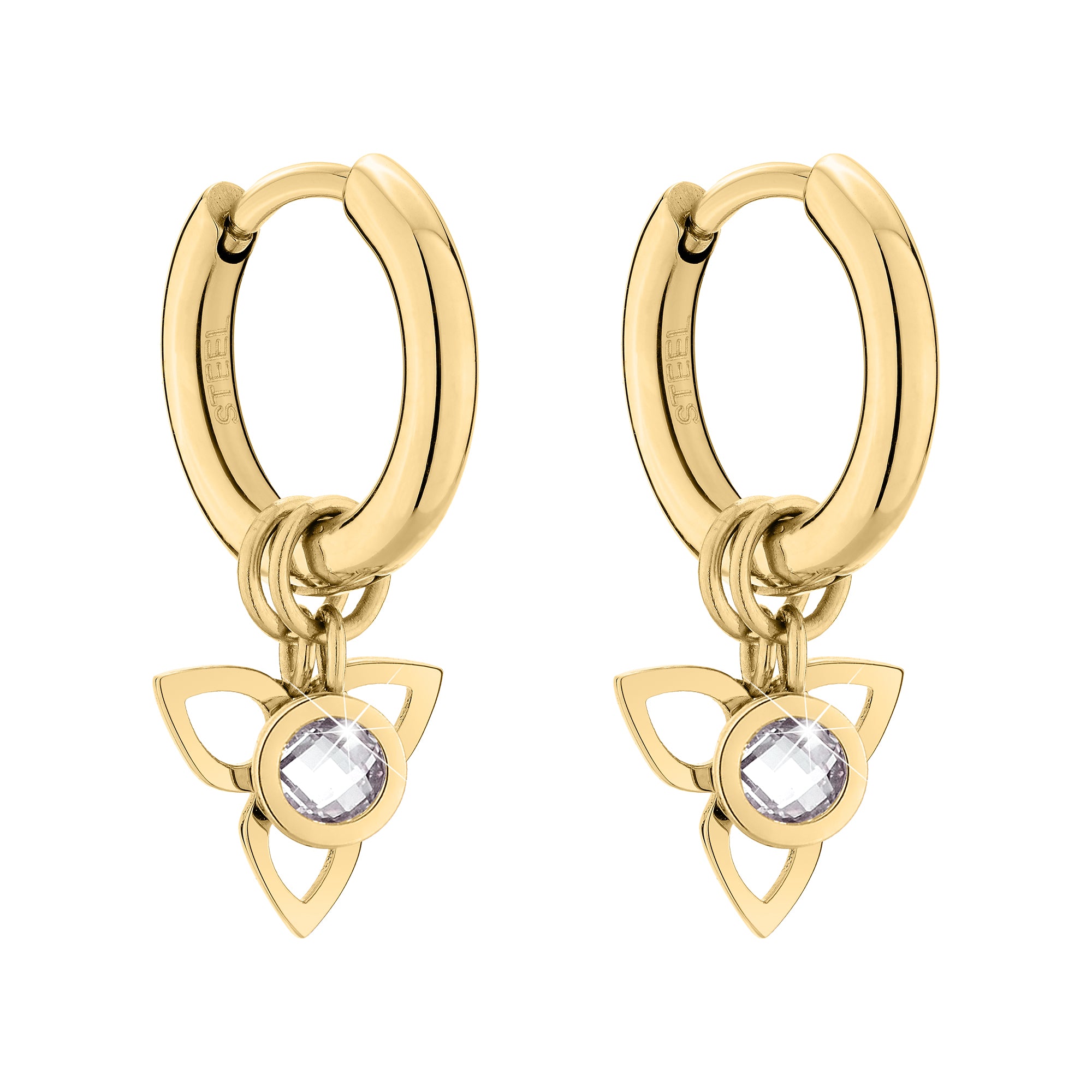 Tamaris Creole - Flower; individuell anpassbar mit Blütenanhänger und Zirkoniastein in der Farbe gold Produktbild