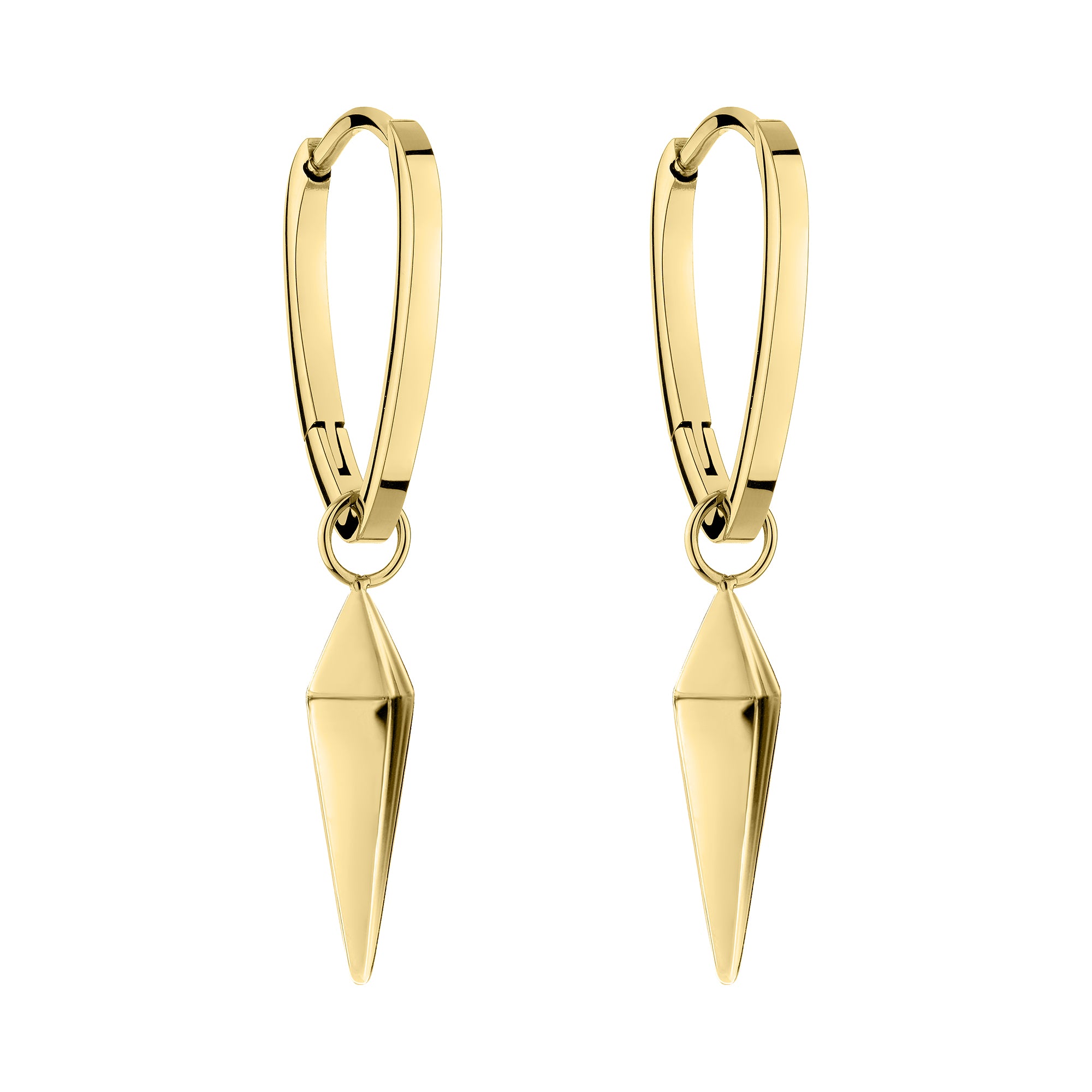 Liebeskind Berlin Creole mit geometrischen Pendulum-Anhänger in der Farbe gold Produktbild