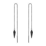 Liebeskind Berlin Ohrhänger mit geometrischem Pendulum-Anhänger in der Farbe schwarz Produktbild