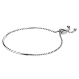 Liebeskind Berlin Armband bestehend aus einer silbernen Kette und einem Metallstreifen; Produktbild