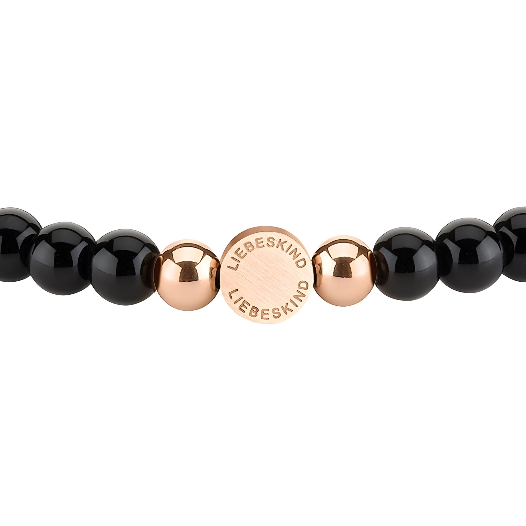Nahaufnahme Onyx – Black Imperial Jasper Beads Armband von LIEBESKIND BERLIN