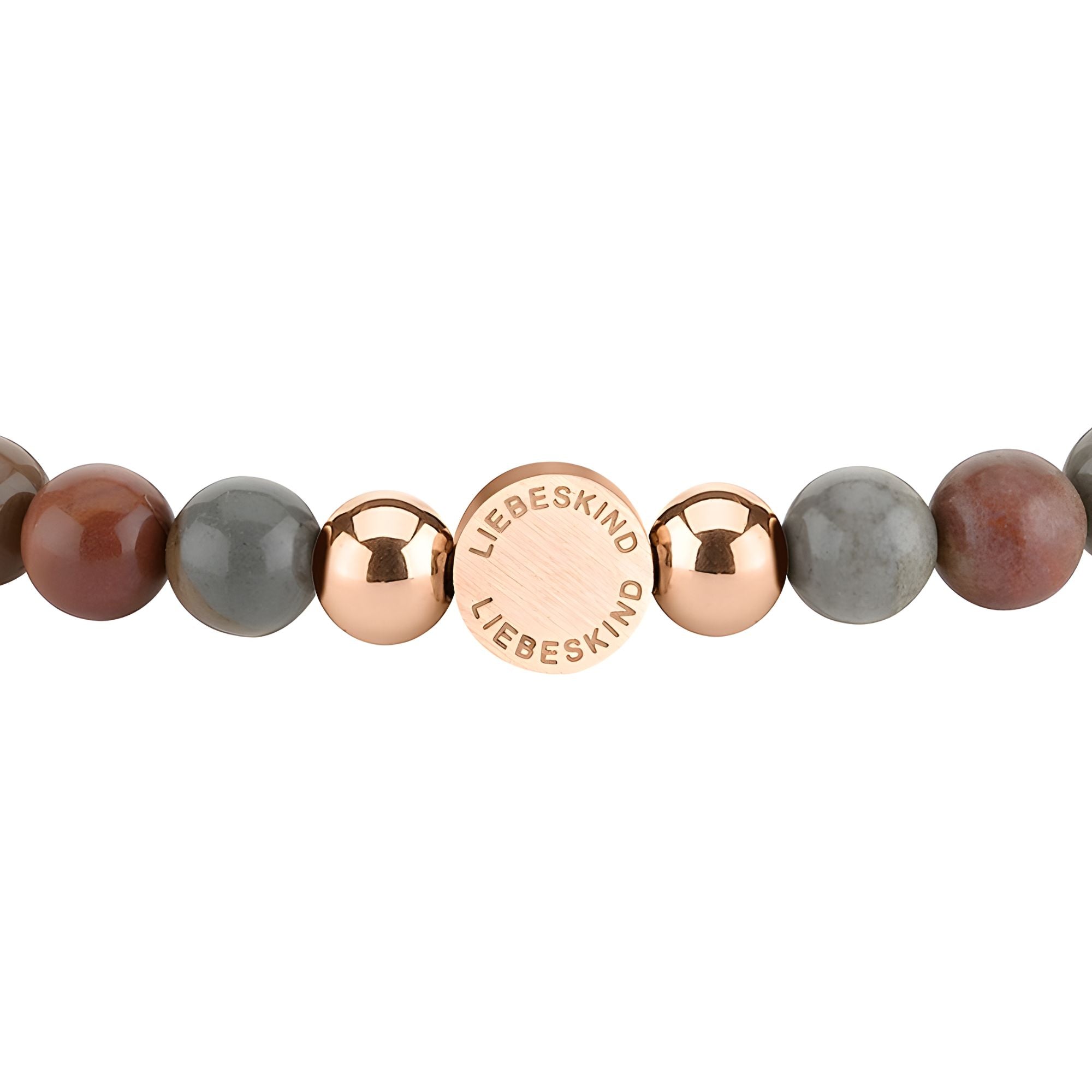Nahaufnahme Sea Stone – Rhodonite Beads Armband von LIEBESKIND BERLIN