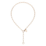 Cool Time Kids Halskette; moderne individuell einstellbare Kette in der Farbe roségold Produktbild