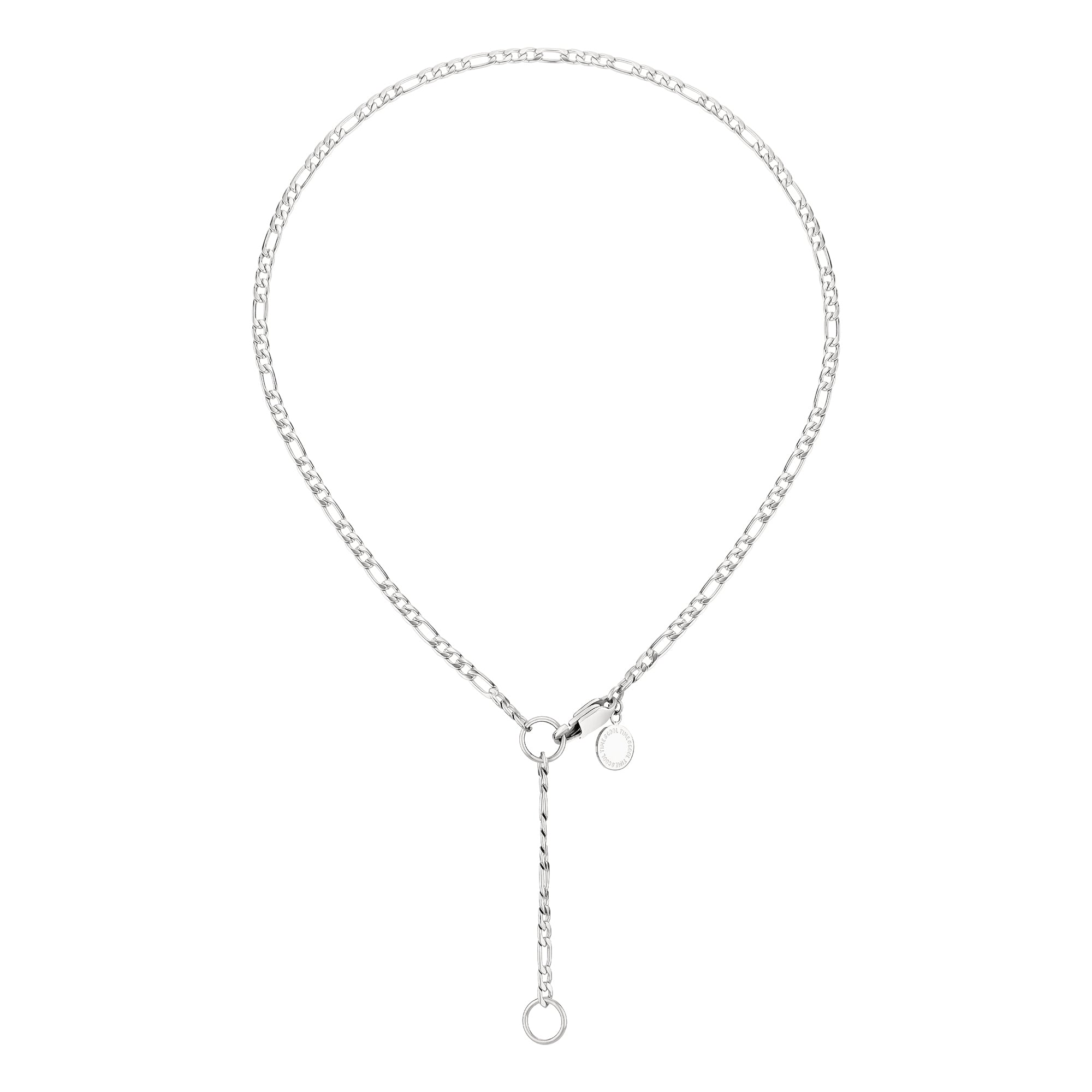 Cool Time Kids Halskette; Chunky Chain individuell einstellbar in der Farbe silber Produktbild