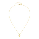 Die LIEBESKIND BERLIN Halskette - My Heart von Liebeskind Berlin hat eine zarte Goldkette mit einem kleinen Herzanhänger, ideal als Damen Halskette. Abgebildet vor einem weißen Hintergrund.