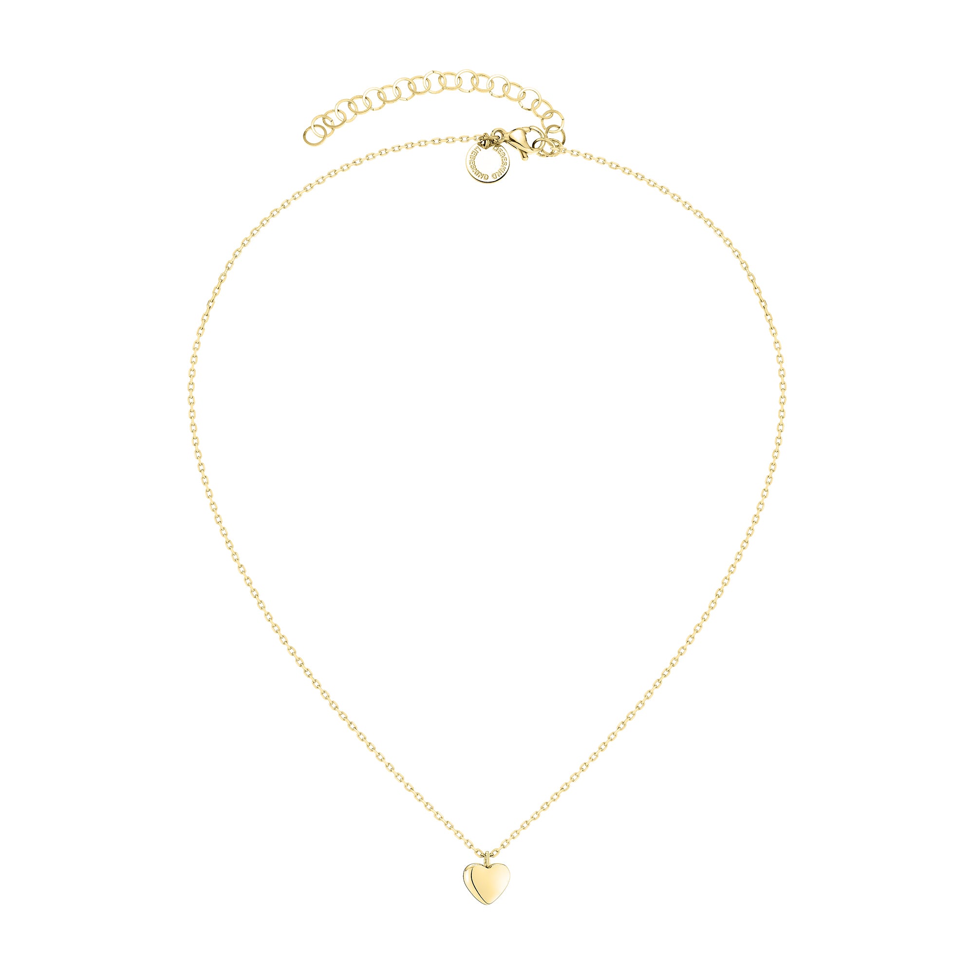 Die LIEBESKIND BERLIN Halskette - My Heart Small von Liebeskind Berlin ist eine zarte goldene Halskette für Damen mit einem kleinen Herzanhänger und einem verstellbaren Verschluss.