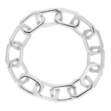 PDPaola Armband bestehend aus einer groben, silbernen Ankerkette mit großen Gliedern; Produktbild