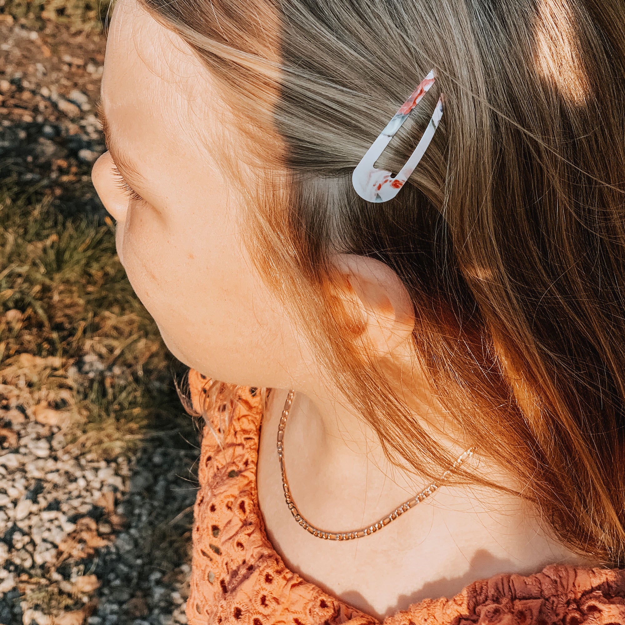 Cool Time Kids Halskette; Chunky Chain individuell einstellbar in der Farbe roségold Tragebild