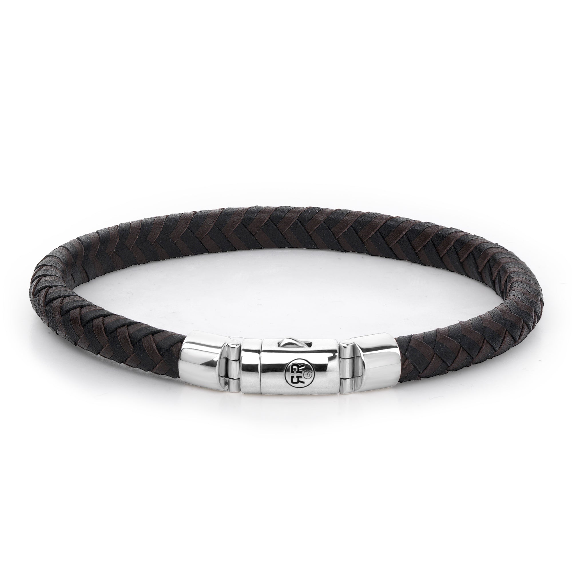 Rebel & Rose Armband - The Braided Leather; in der Farbe braun; Größe S Produktbild