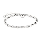 Das LIEBESKIND BERLIN Armband - The Nugget von Liebeskind Berlin verfügt über runde Glieder, einen Karabinerverschluss und einen kleinen runden Anhänger am verstellbaren Ende - ein urban-schickes Edelstahl-Armband für jeden Look.