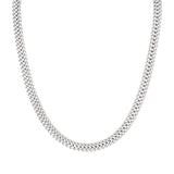 Liebeskind Berlin Halskette - The Woven; breite Kette in der Farbe silber Produktbild