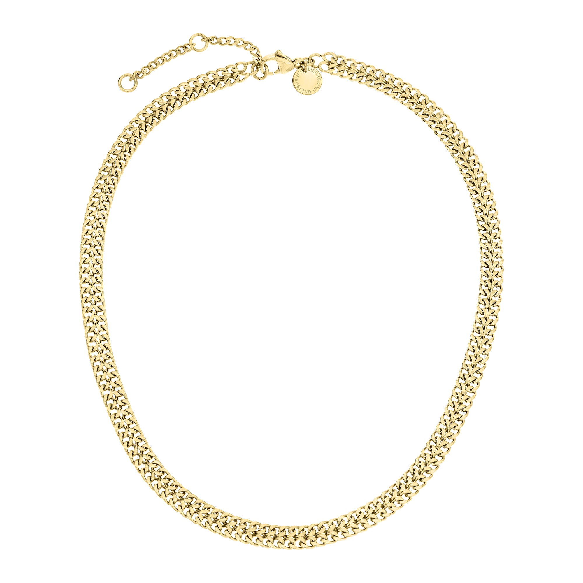 Liebeskind Berlin Halskette - The Woven; breite Kette in der Farbe gold Produktbild