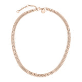 Liebeskind Berlin Halskette - The Woven; breite Kette in der Farbe roségold Produktbild