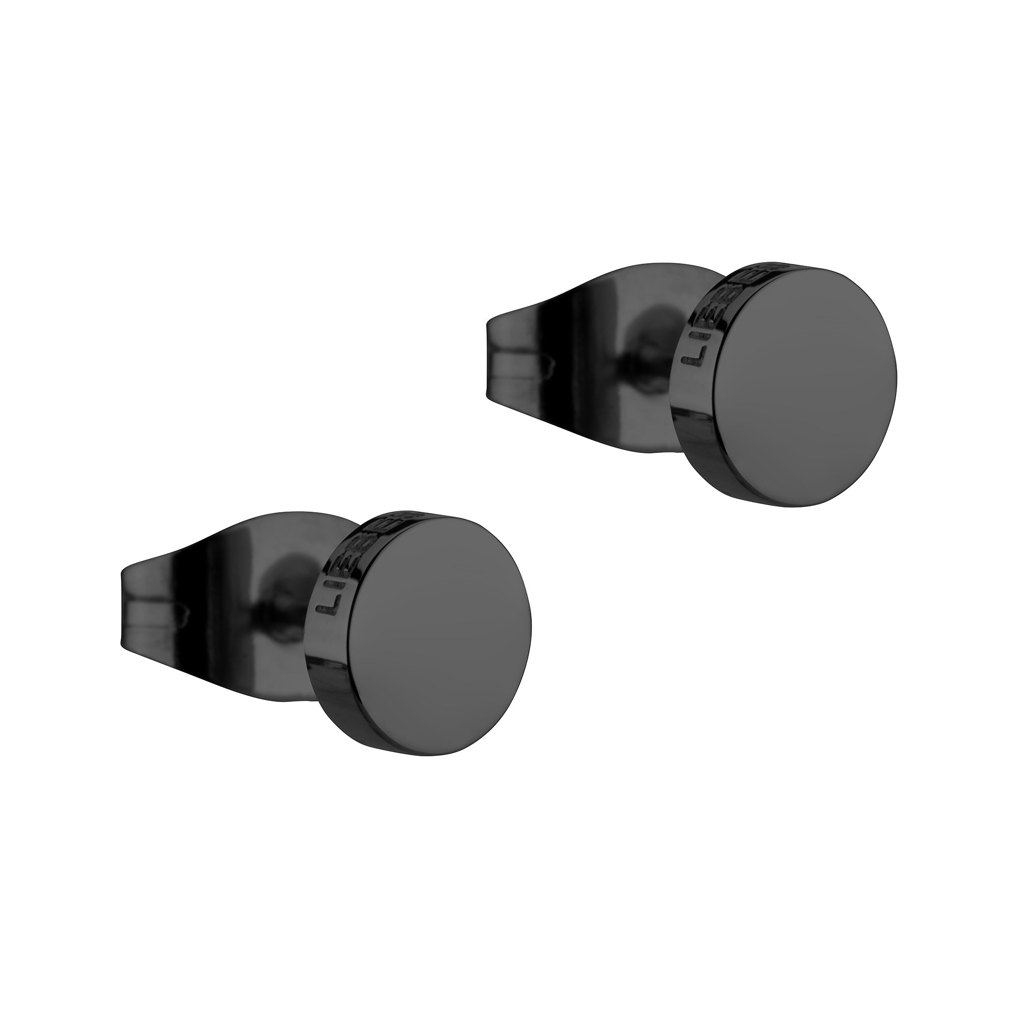 Liebeskind Berlin Ohrstecker in Kreisform, in der Farbe schwarz; Produktbild