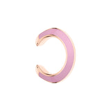 Tamaris Ear Cuff in der Farbe roségold und Epoxy Farblackierung in der Farbe rosa Produktbild