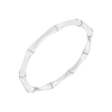 Tamaris Ring in Bambus Design in der Farbe silber; Größe 56 Produktbild