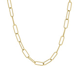Liebeskind Berlin Halskette bestehend aus einer goldenen Gliederkette mit einem T-Bar-Verschluss; Zusatzbild