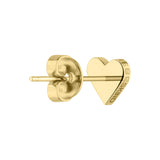 Liebeskind Berlin Ohrstecker in Herzform, in der Farbe gold; Produktbild