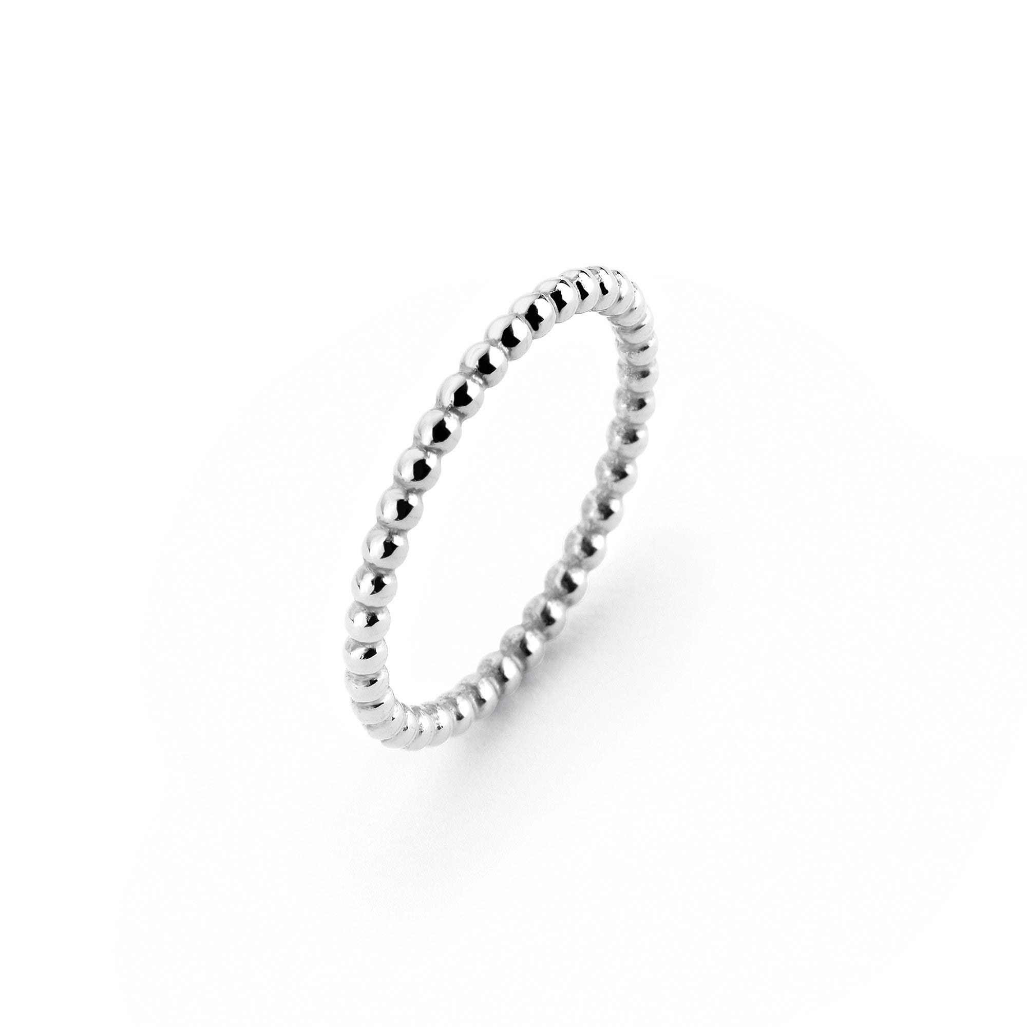 Tamaris Ring mit geriffelter Struktur in der Farbe silber; Größe 52 Produktbild