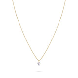 Tamaris Halskette - Be My Valentine; in der Farbe gold mit feiner Kette und herzförmig geschliffenen Zirkonia Produktbild