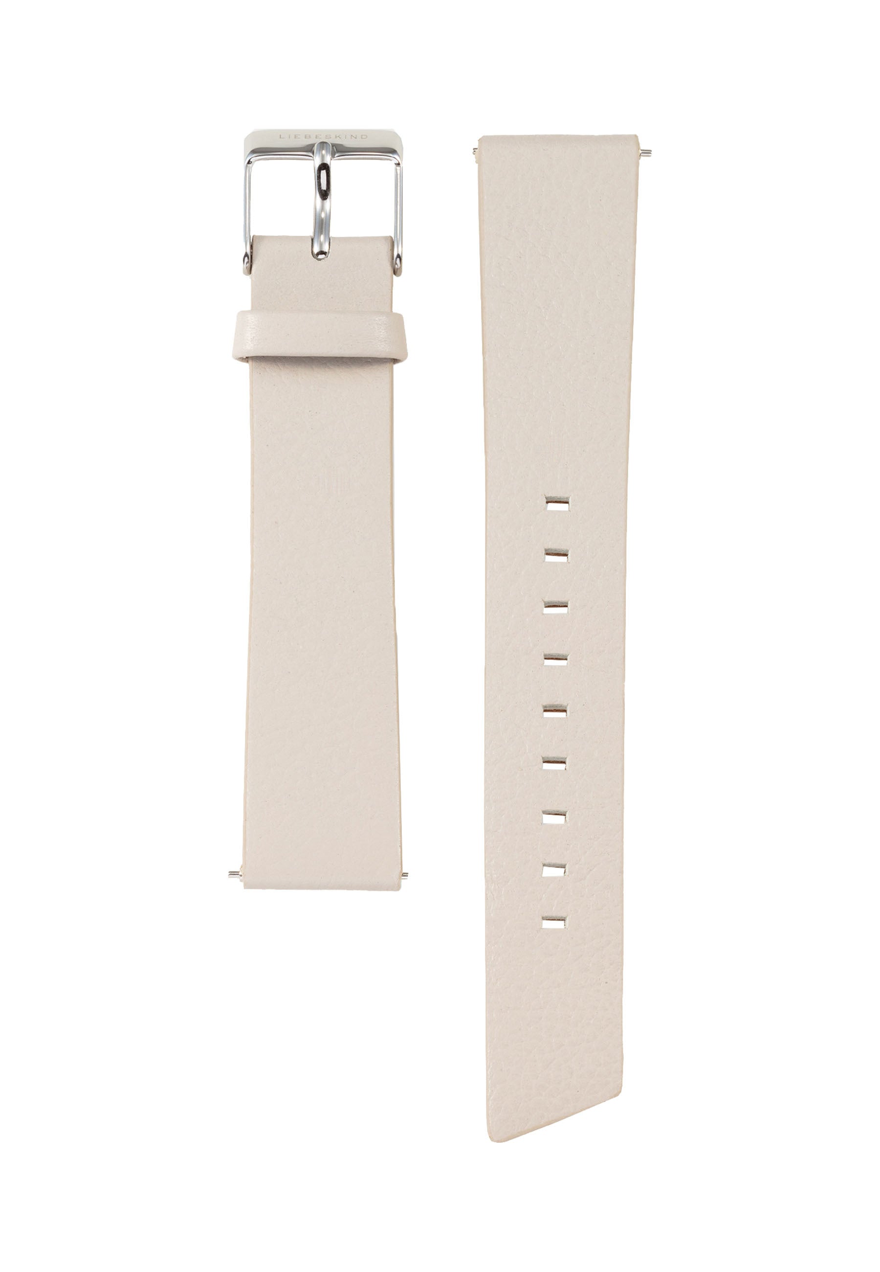 Liebeskind Berlin Uhrenband; beige Lederband Produktbild