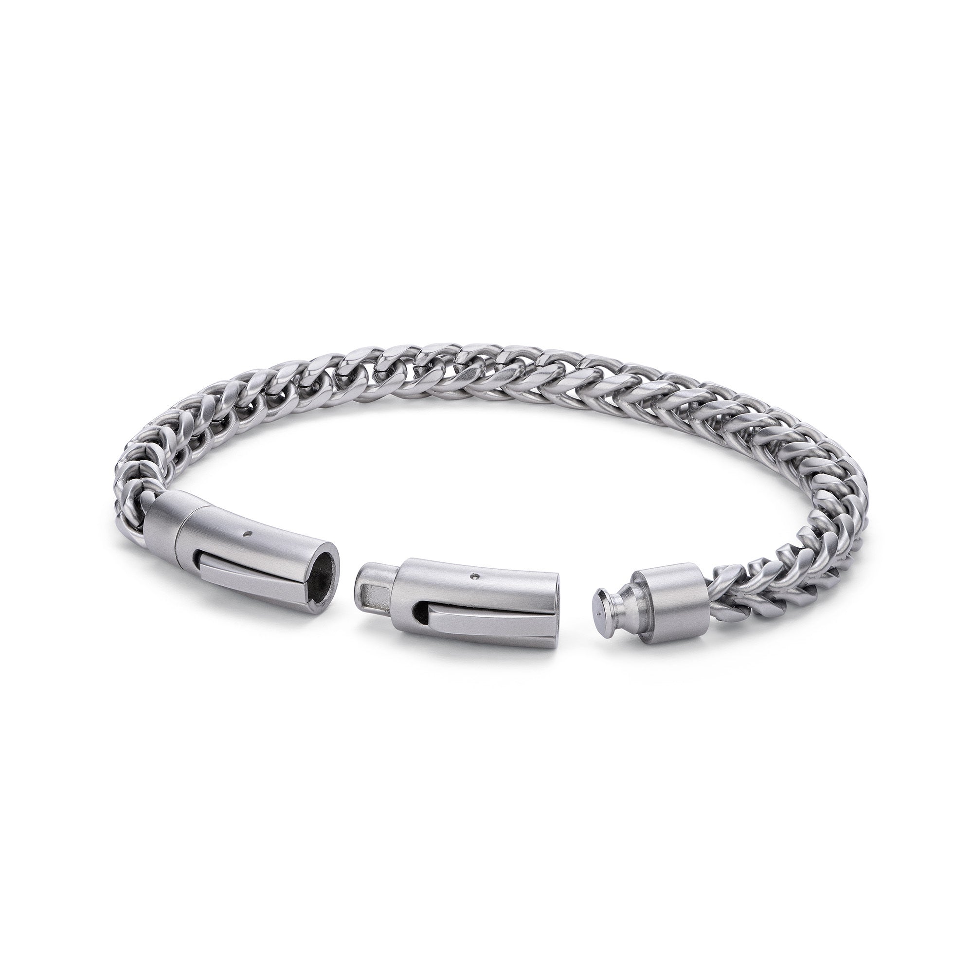 Fynch-Hatton Armband mit Fuchsschwanzkette in der Farbe silber; Zusatzbild