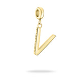 Liebeskind Berlin Charm in V-Form in der Farbe gold Produktbild