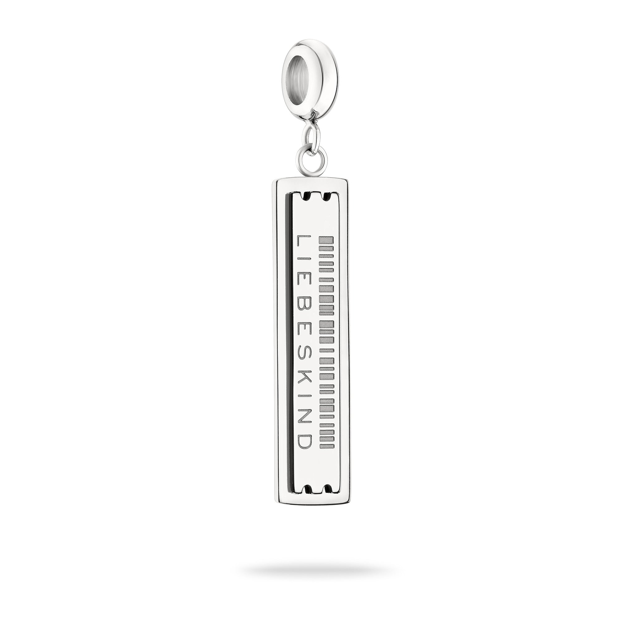 Liebeskind Berlin Charm in Tag-Form in der Farbe silber Produktbild
