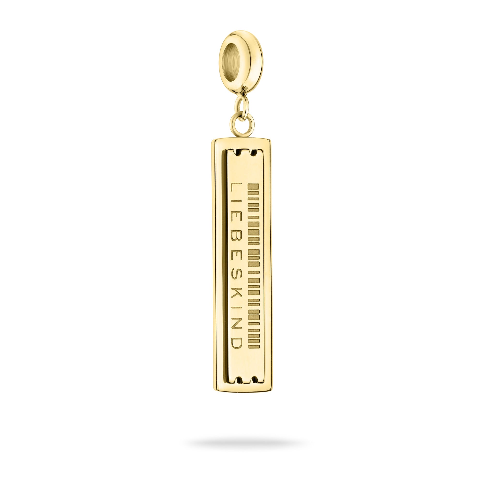 Liebeskind Berlin Charm in Tag-Form in der Farbe gold Produktbild