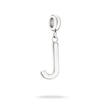 Liebeskind Berlin Charm in J-Form in der Farbe silber Produktbild