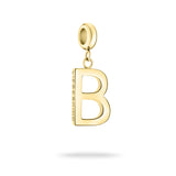 Liebeskind Berlin Charm in B-Form in der Farbe gold Produktbild