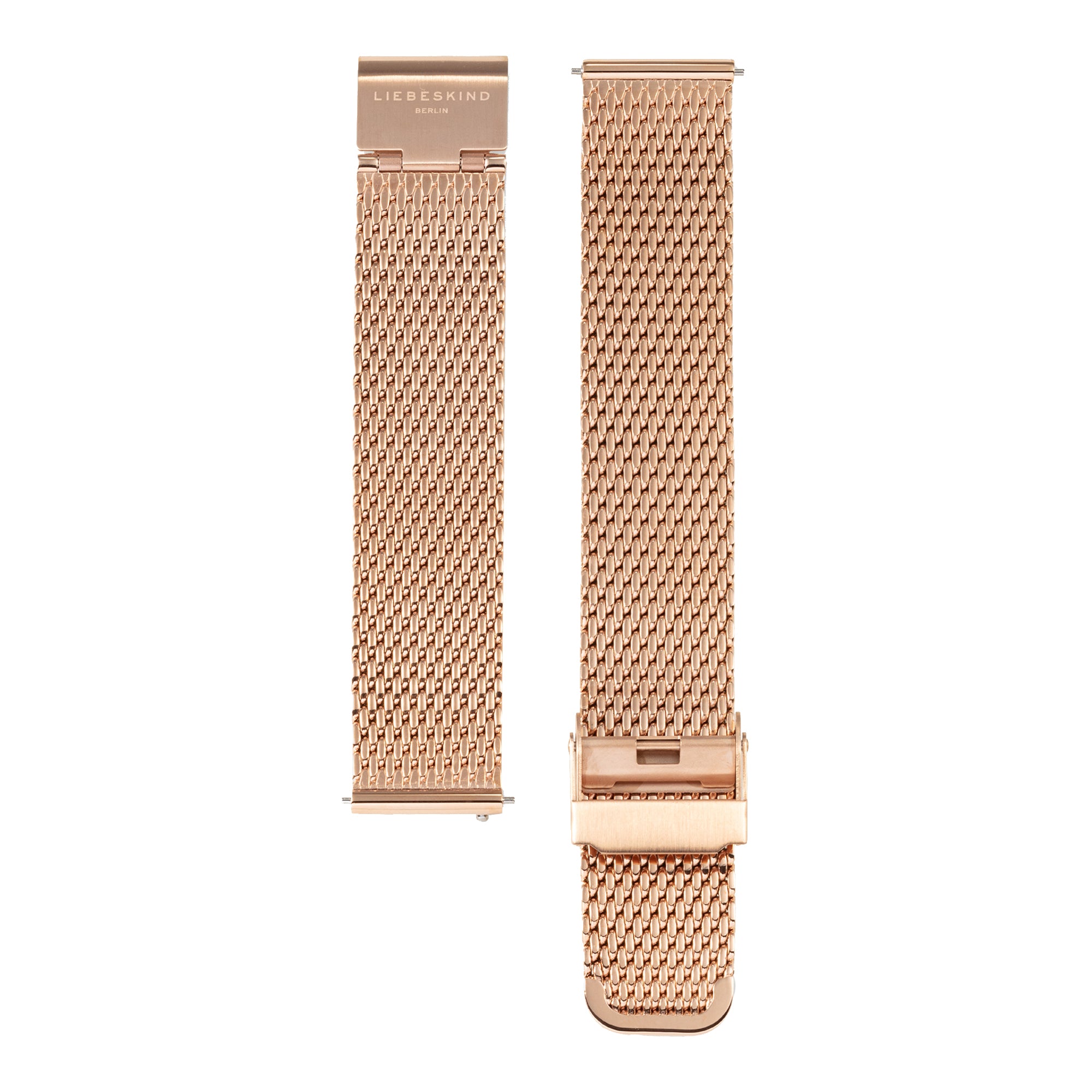 Liebeskind Berlin Uhrenband; roségoldenes Meshband Produktbild