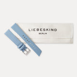 Liebeskind Berlin Uhrenband; blau Lederband Zusatzbild