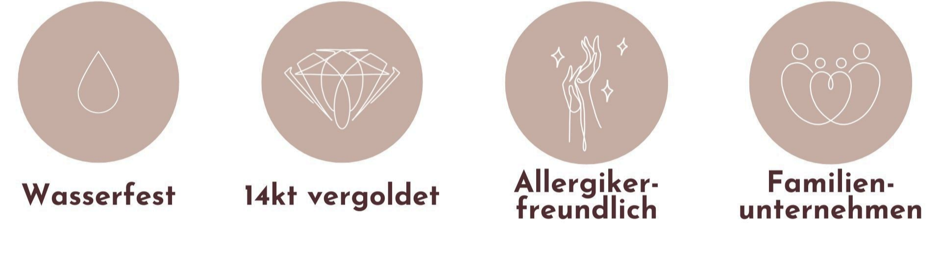 Echtzeit: wasserfest, 14kt vergoldet, allergikerfreundlich, Familienunternehmen