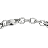 Fossil Armband - Heritage D-Link; in der Farbe silber; Bild vom Verschluss