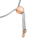Liebeskind Berlin Armband - Basic mit Zugverschluss; bicolor Nahaufnahme Verschluss