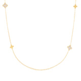 Die Amen Halskette - Crosses von Amen besteht aus einer zarten Kette mit kreuzförmigen Anhängern und ist aus hochwertigem 925er Sterlingsilber gefertigt, das für dauerhafte Eleganz sorgt.